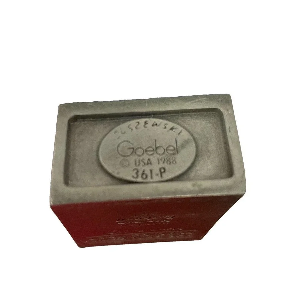 1988 Goebel Miniature Pewter Norman Rockwell 
